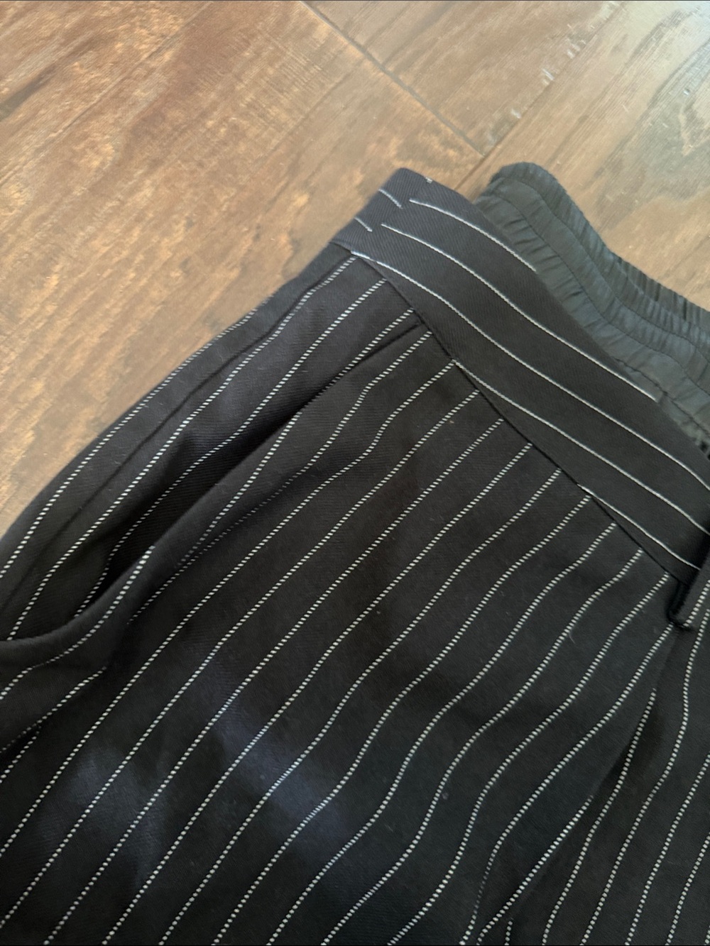 Eloquii Black Pinstripe Suit Vest and Pants Set. sz 22 - Picture 9 of 17